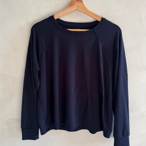 Cozy Earth - Ultra-Soft Pullover Crew in Navy - Size L
